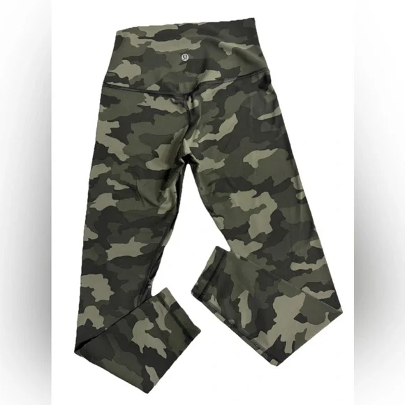 Lululemon Wunder Under High-Rise Camo Leggings Size 4 - Picture 6 of 9